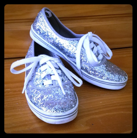 navy sparkle sneakers